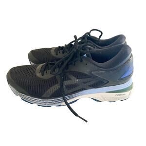 Asics Kayano Women's Running Shoes Sneakers Black Blue Size 10.5